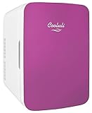 Cooluli 10L Mini Fridge for Bedroom - Car, Office Desk & College Dorm Room - 12v Portable Cooler &...