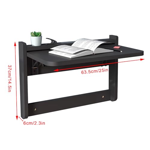 Bureau d'ordinateur rabattable pour résoudre le manque de place - 3