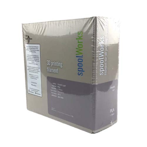 E3D spoolWorks PLA Filament - 1.75mm, 750g, Light Grey06