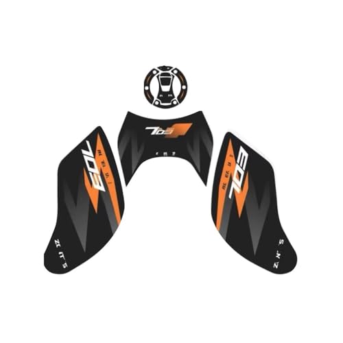 Poignée latérale réservoir ZT 703F grip genou protection moto