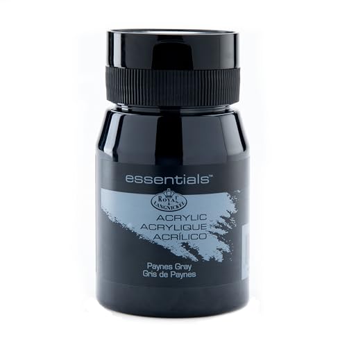 Royal & Langnickel Essentials Peinture Acrylique Gris de Paynes 500 ml