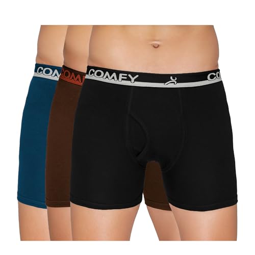 Image of Amul Comfy Men's Trunk Underwear | Soft Outer Elastic | Soft Waistband | Breathable Comfortable Innerwear | Pack of 10 | Color May Vary