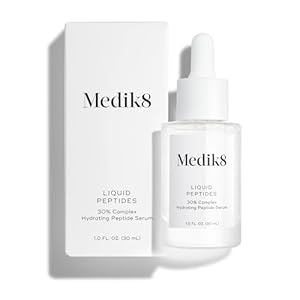 Medik8 Liquid Peptides – Advanced Regenerating Multi Peptide Serum – Firming, Smoothing Formula for Reducing Wrinkles and Fine Lines – Skin Hydrating, Brightening, and Plumping Treatment – 1.0 oz