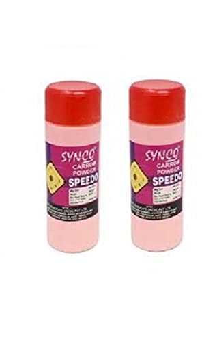 Synco Carrom Board Powder (Potato Starch Powder, Set of 2, 60grams Each)