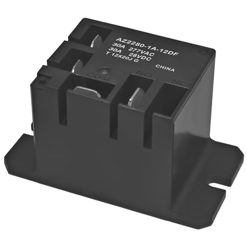 Image of 93849 Water Heater Relay Kit (2-Pack) - 12VDC 30A SPST Replacement for RV DSI Water Heaters - Compatible with AZ2280-1A-12D, Use for Whirlpool EET171ETWR0, GEQ9858JQ0 et