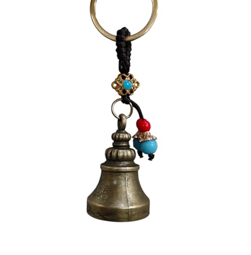 Image of Guardian Bell KeyChain Tibetan Key Chain Good Luck Key Chain