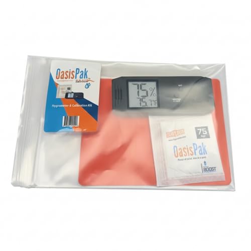 Hygromètre numérique et thermomètre Oasis Caliber V avec kit humidificateur