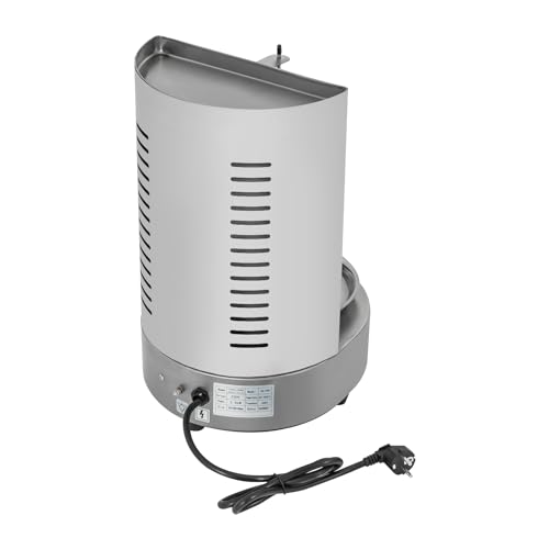 SABUIDDS Dönergrill für Zuhause Hähnchengrill Rotissiere Gyros Kebab Vertikaler Edelstahl Grill mit 360°-Hitzeverteilung 8kg Fassungsvermögen Gas/Elektro Vertikalgrill für Döner, Hähnchen (Elektro) – Bild 4
