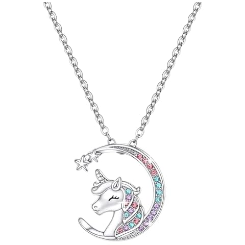 Collier Nayyana licorne croissant de lune Cover