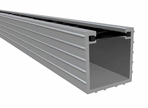 Stormguard EV Charging Cable Cover Strip - 1m Channel Threshold Ramp for Doorways & Paths, Grey