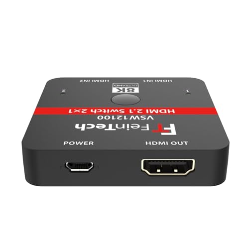 FeinTech VSW12100 HDMI 2.1 Switch 2x1 para conmutar dos consolas en un televisor 3