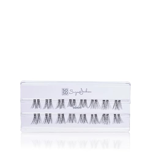 SOSU Cosmetics Hidden Agenda Refill Pack 14mm - Wispy & Voluminous Cluster Lashes - Reusable & Lightweight for Custom Lash Styles - Image 4