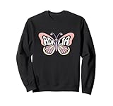 Adalia Schmetterling – Personalisierte süße Namens-Wortkunst Sweatshirt