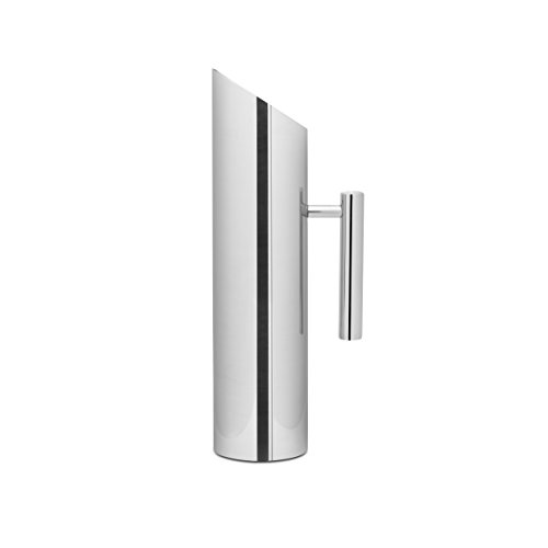 +Steel 18/8 Stainless Steel Water Pitcher 1.7L / 60 oz with Ice Guard