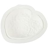 ERINGOGO Herz Backform Silikon Rose Kuchenform Antihaft Silikon Backzubehör für Fondant Gebäck Selbstgemacht Backformen