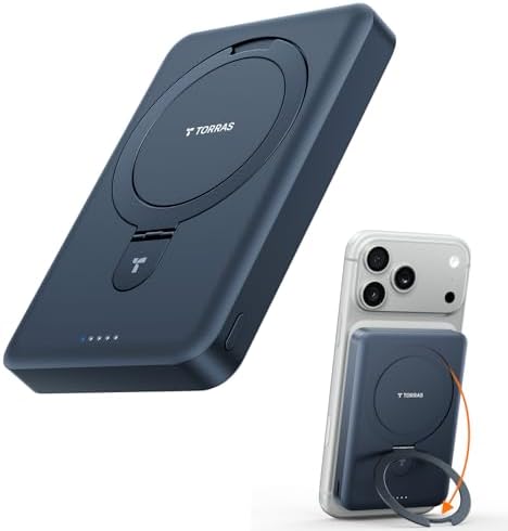 TORRAS EasyGo 10000mAh Magnetic Portable Charger Power Bank for i...