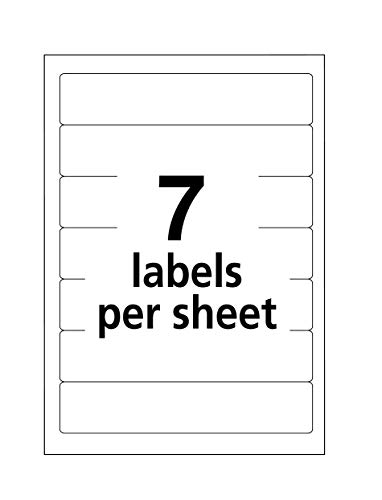 Avery File Folder Labels On 4" X 6" Sheets, Easy Peel, Assorted, Print & Handwrite, 2/3" X 3-7/16", 252 Labels (5215) #TOP4