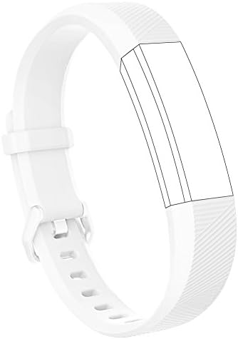 Tobfit for Fitbit Alta HR/Fitbit Alta Bands Large Small Straps Varied Colors and Editions for Fitbit Alta HR Fitbit Alta ((Buckle Edition) Black+Blue+Gray+White, Large) - 4