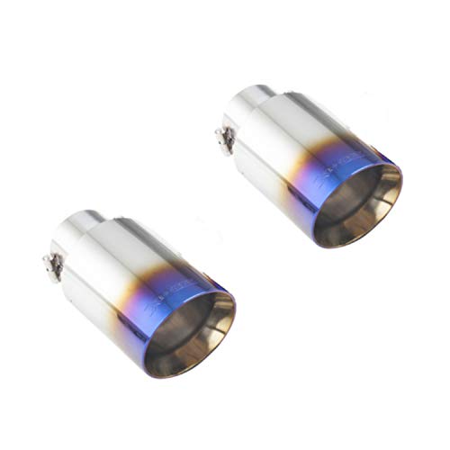 XFORCE ES-FST16-BLUETIP 4" Blue Exhaust Tip Option for 2013-2018 Ford Focus ST FWD | For use with XFORCE Exhaust System Only, Will NOT Fit OEM Systems
