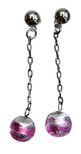 Boucles d'oreilles Murano femme Murrina Venitiana VR207B en verre lunghe