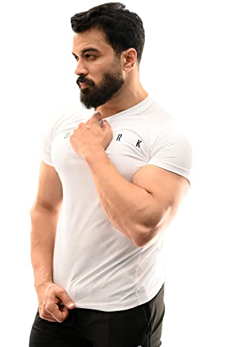 Image of FUAARK Men's Round Neck Slim fit Gym & Active wear Sports T-Shirt for Workout & Casual Wear