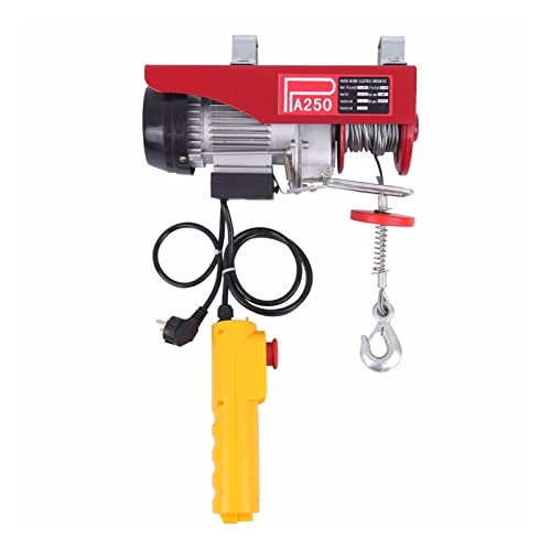 250-800kg電気ホイストクレーンポータブルリフターオーバーヘッドガレージガレージのウィンチ努力エレベーター有線リモコン 移動 荷締め(600kg)