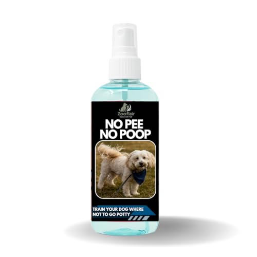 Image of Dog No Pee No Poop Training Spray, 500 ml, Natural Essential Oils, Alcohol-Free, Non-Toxic Indoor Outdoor Potty Training Solution