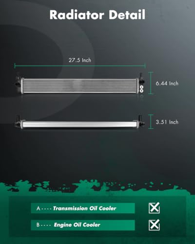 Image of SCITOO Aluminum Radiator for 2010-2015 for Toyota for Prius 1.8L