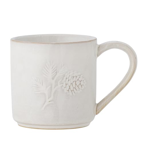 Bloomingville Winter Tasse, Natur, Steingut, T8,5xH8,5 cm, 300 ml