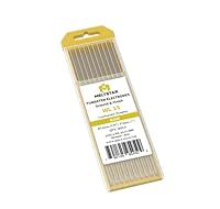 MELTSTAR WL15 Gold 1.5% Lanthanoxid WIG Wolframelektrode Elektrode Ø2.4 x 175MM 10 Stück strahlungsfreie professionelle Elektrode zum WIG-Schweißen, Polieren und Schleifen