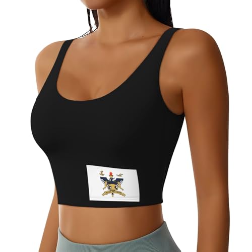 Racine Wisconsin Sports Bra for Women Yoga & Workout Black