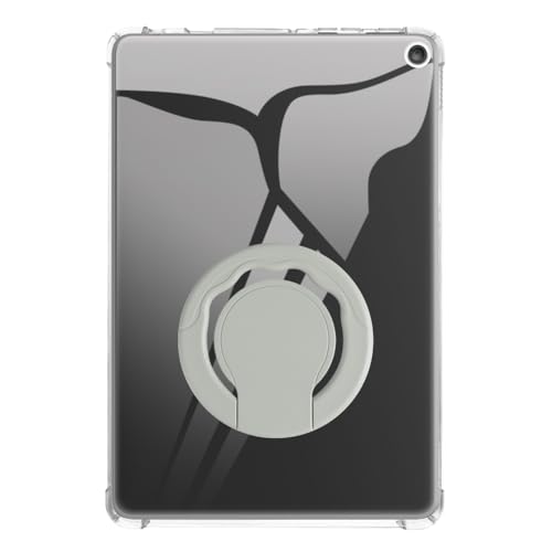 Coque Fire HD 10 2023 antichoc transparente avec anneau et support