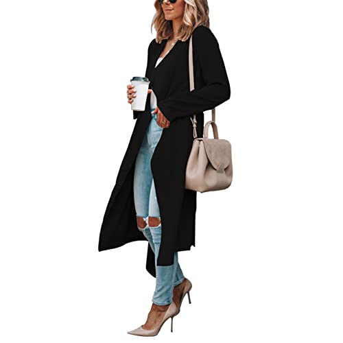 Womens Solid Color Jacket Adults Long Sleeve Lapel Trench Mid Length Coat Casual World of Dance Windbreaker3