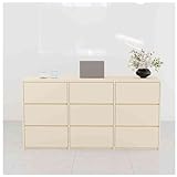 ElegantDesk mit abschließbaren Schubladen, 150 cm, für Salons und Büros, modernes Design, langlebige Möbel