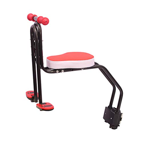 Sale!! ELSP Child Bike Seat Front Mounted, Detachable Mountain Bike Seat with Armrest and Pedal, Fro...