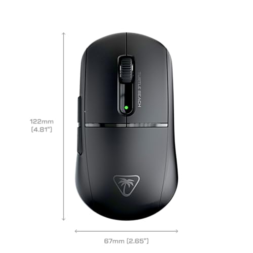 Burst II Air - Mouse da gioco wireless da 2,4 GHz, ultraleggero da 47 g, sensore ottico a 26.000 DPI, batteria da 120 ore - Nero - Mouse gaming - Immagine 10