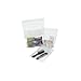 Medegen Z2.0406 Zip Closure Bag Without Print, Flat Pack, Clear, 2 mil Gauge, 4