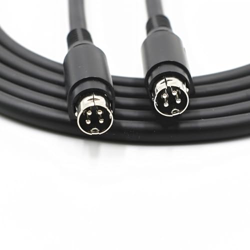 Image of Compatible with HiVi-Swan D100 & Edifier R1700BT /R1850DB Master-Slave Speaker Cable, 4-Pin High-Flex Pure Copper Audio Cable, Dual-Shielded Interconnect Wire - Lossless Audio Transmission (26.2ft)