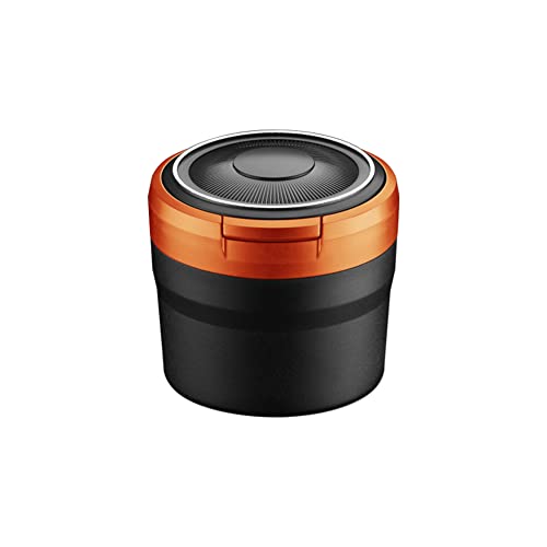 Wooauto Tragbarer Autoaschenbecher, Selbstlöschender Auto Aschenbecher mit...