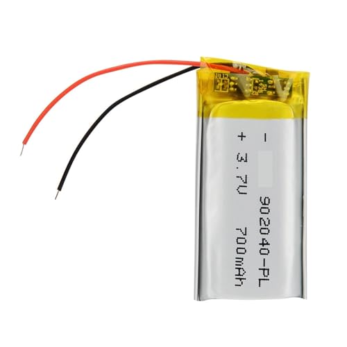 Batería 902040 de 3,7V y 700 mAh recargable de litio para dispositivos electrónicos