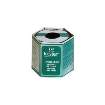 Kester 48 Activated Rosin Flux Core Lead-Free Solder Wire - 1 lb - 0.062 in Wire Diameter - Sn/Ag/Cu Compound - 24-7068-1400 [PRICE is per POUND]