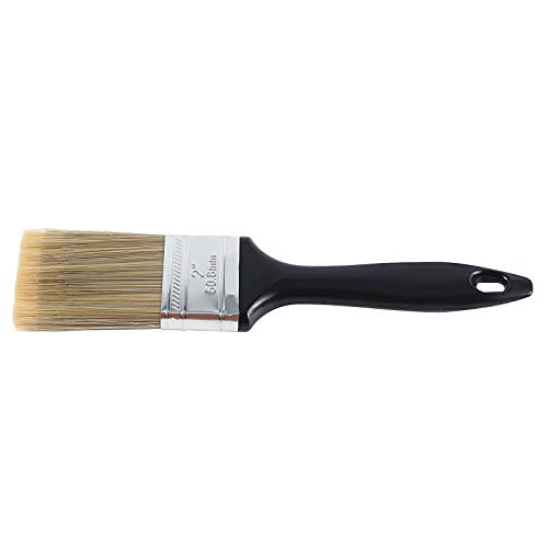 ZOENHOU 12 Pieces 2 Inch Paint Brush, Paintbrush Set, Paint Brushes Set Professional Paint Tools with Treated Plastic Handle for DIY Paint, Home, Furniture, Fences, Deck, and Wall Trim