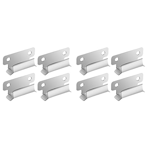 ULTECHNOVO 8pcs Fix Clamp Stainless Steel Hot Bed Glass Platform Clamp Glass Bed Fixing Clips Printing Fixation Clips