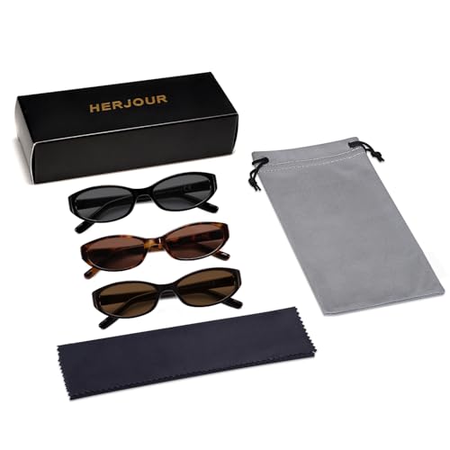 Image of Retro Oval Sunglasses Womens Mens Y2k Trendy Cateye Shades AR82299 | Narrow Round Cute Sunnies,90s 2000s Cool Skinny Frame