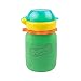 Reusable Baby Food Pouch + Squeeze, Portable, Refillable Baby Food Container, Storage + Great for Smoothies and Snacks + 100% Food Grade Silicone - Squeasy Snacker (3.5oz, Green)