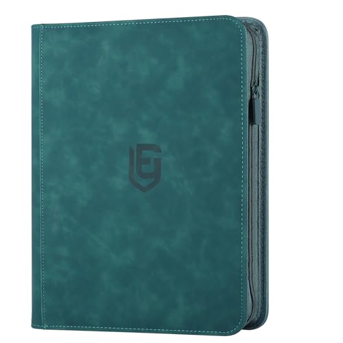 EYEGLEAM 1024 Pocket Card Binder,16 Pocket Trading Card Binder，Side Loading Collectible Card Albums for MTG, for TCG Football, Sports, Game Cards Dark Green