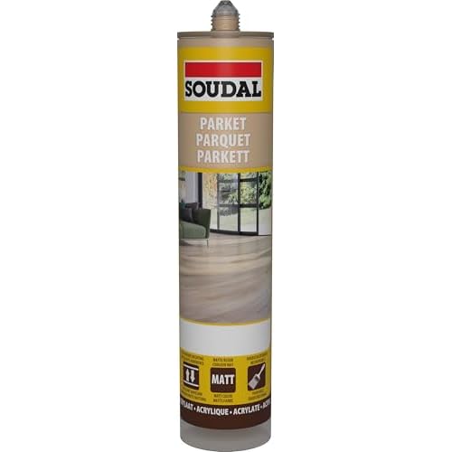 Soudal Parkettdichtstoff Massivholz-, Parkett-, Laminat- und Korkböden 300ml Buche