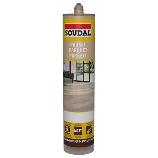 Soudal Parkettdichtstoff Massivholz-, Parkett-, Laminat- und Korkböden 300ml Buche
