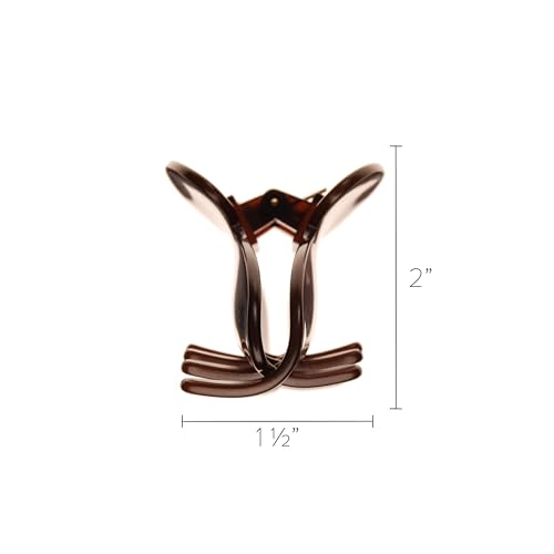 Pinza para cabello France Luxe Couture Nacro Mocha miniatura 3