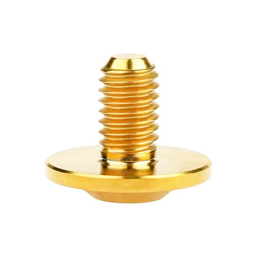 Image of Titanium Bolt Torx Head M6x10 15 20mm Screw for Bicycle Motorcycle Car Modification Pack of 6 (Gold, M6x10mm)